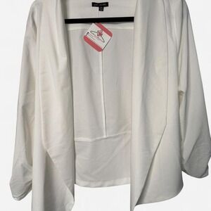 XXL White Blazer by Michel